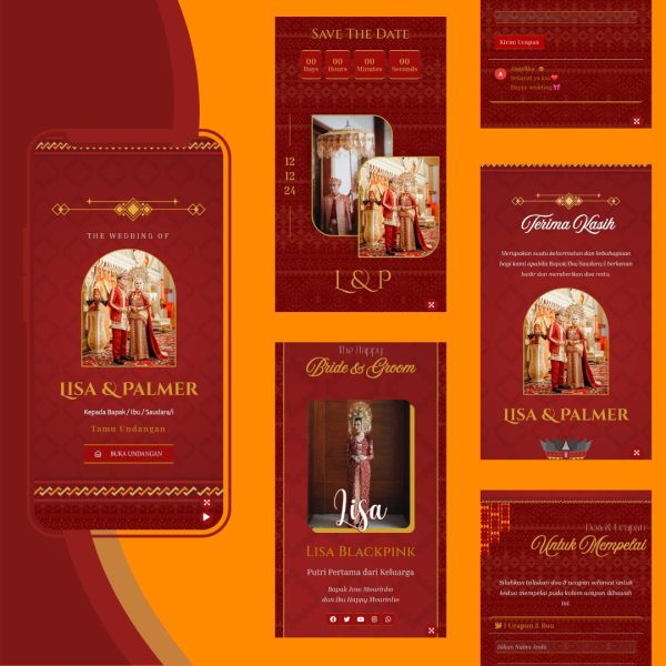 Tema Adat Minang 1 Merah Emas